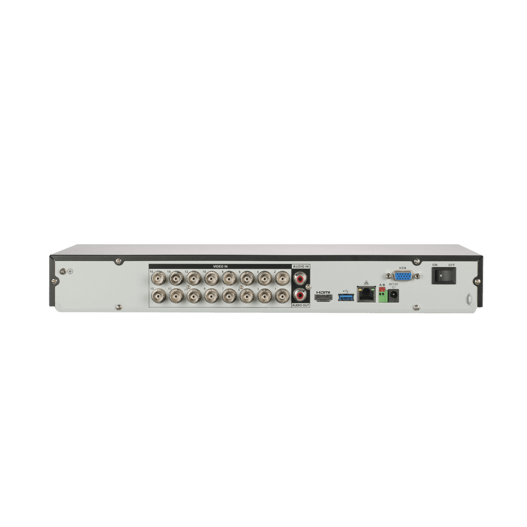 16 channel penta-brid 4k-n 5mp 1u 2hdd wizsense digital video recorder - 3
